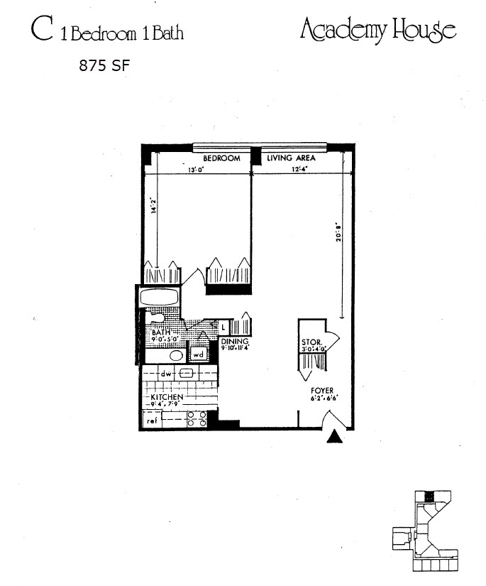 C-Unit floor plan