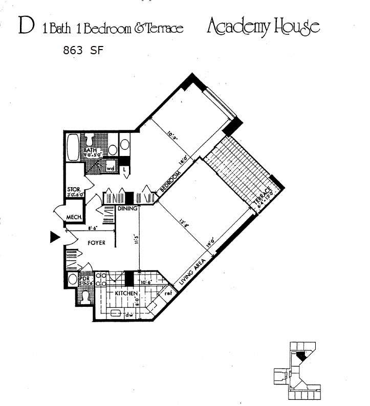 D-Unit floor plan