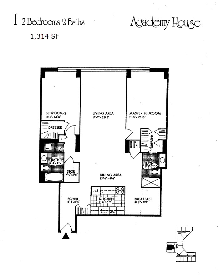 I-Unit floor plan