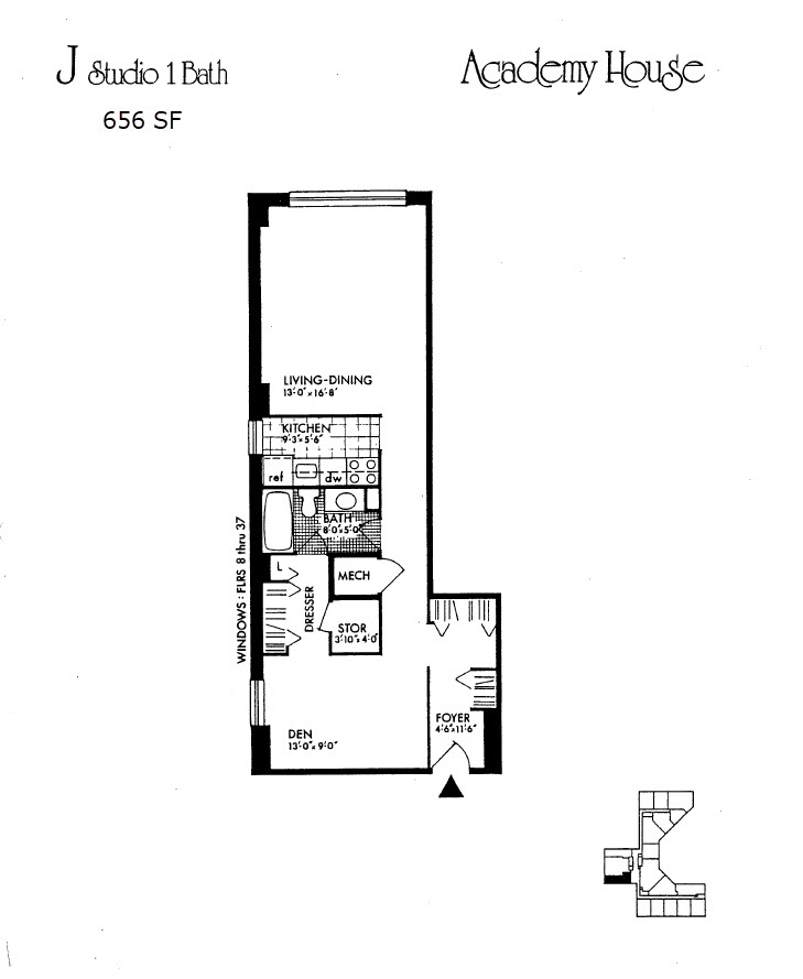 J-Unit floor plan