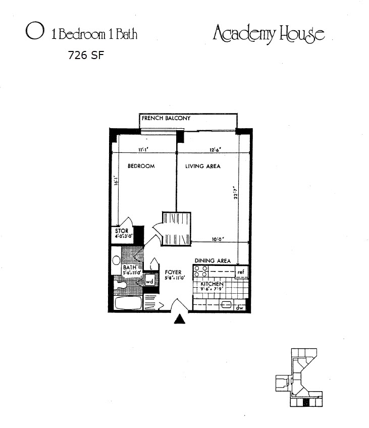 O-Unit floor plan