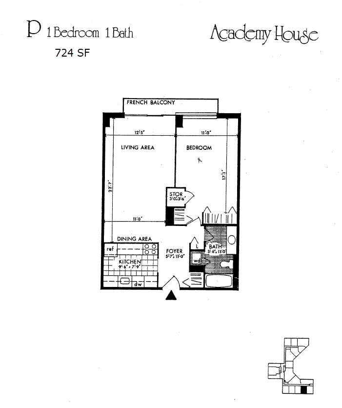 P-Unit floor plan